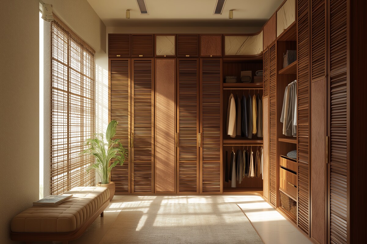 Floor-to-Ceiling Wardrobe featuring German Blum Soft-Close Hinges #12
